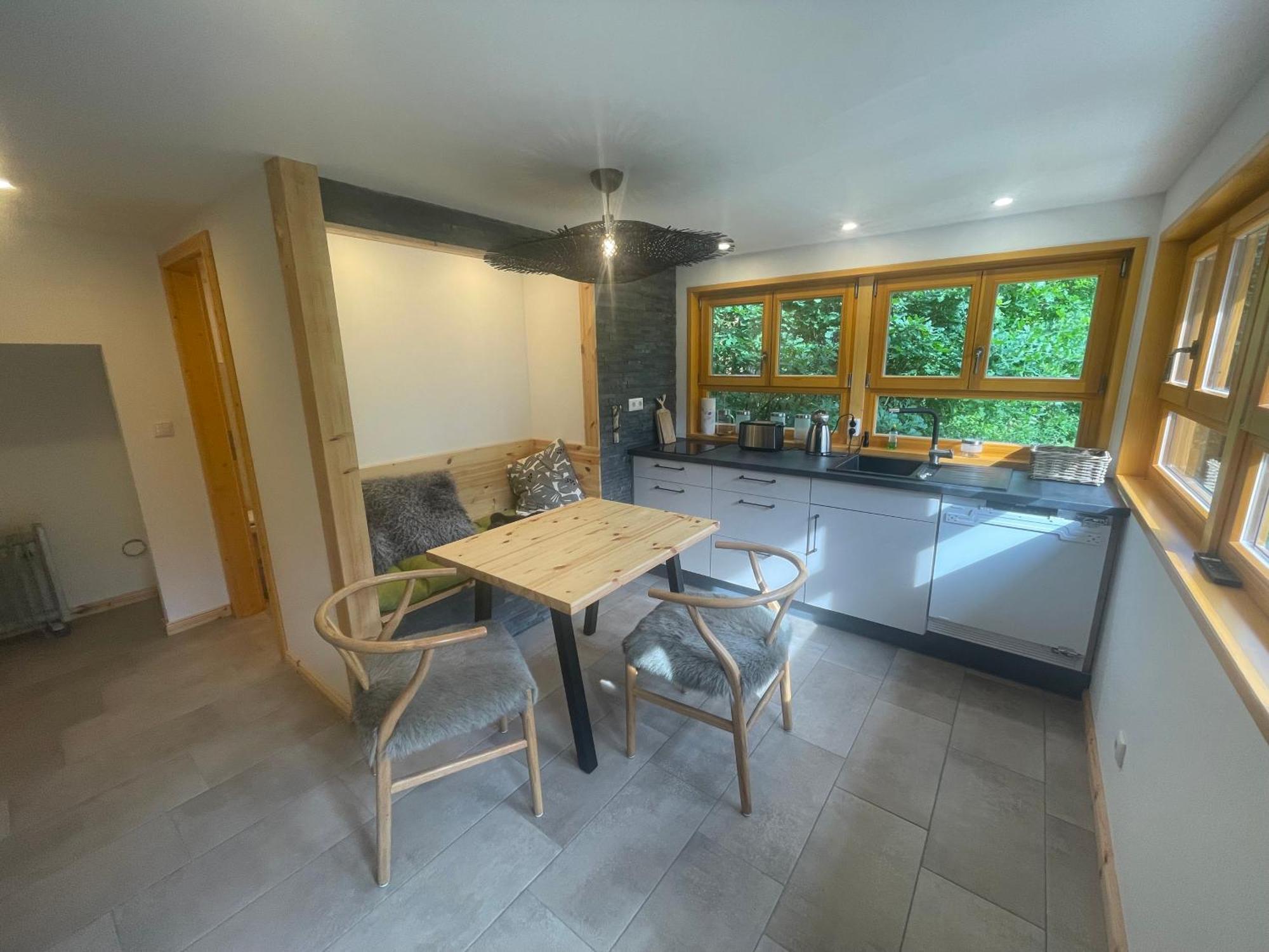 Bungalows Am Waldessaum Bei Hohenzieritz Esterno foto